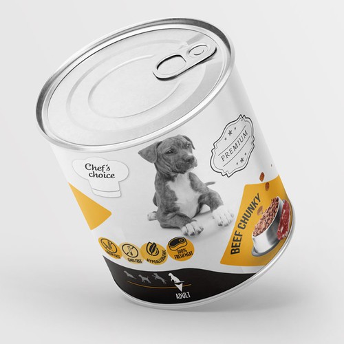 Design a super premium pet food packaging! Design by Budour A.