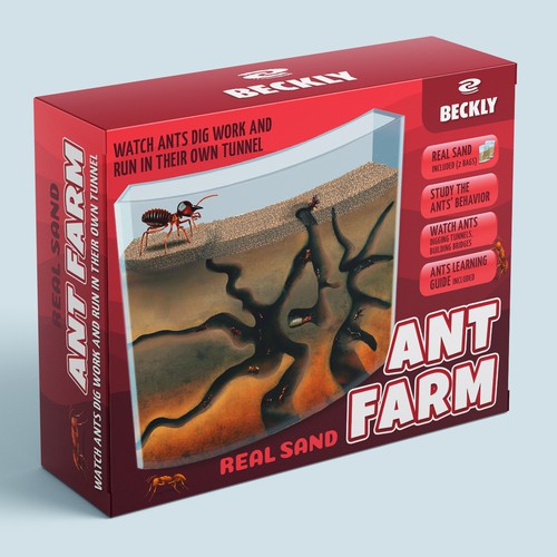 Eye Catching Ant Farm Box Design Design by Radmilica