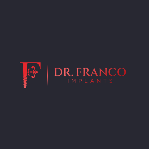 Luxury Dental Implant Logo Brand for World-Class Implant Surgeon appeal Patients and Other Doctors Design by evano.