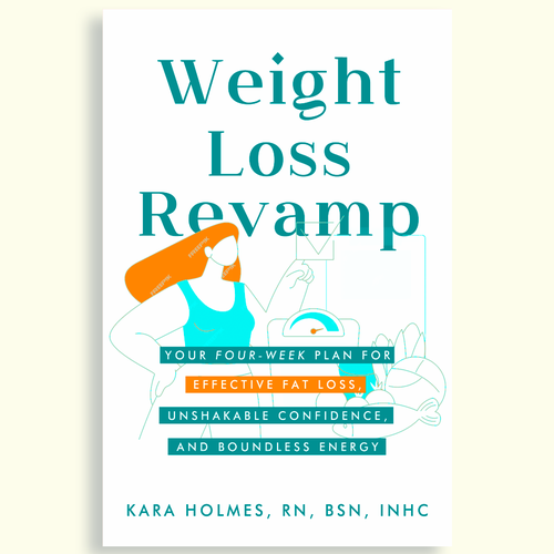 Design an eye-grabbing, compelling cover for a book on lasting weight loss Design by Paula Ambrosio