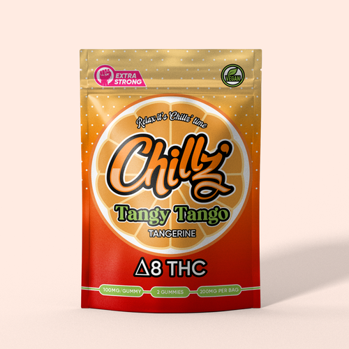 CHILLZ CBD Brand need his new packaging for his DELTA 8 Gummies Design by SONUPARMAR