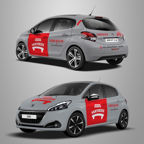 Simple Classy car design for a company that teach people how to drive Design by Priyo