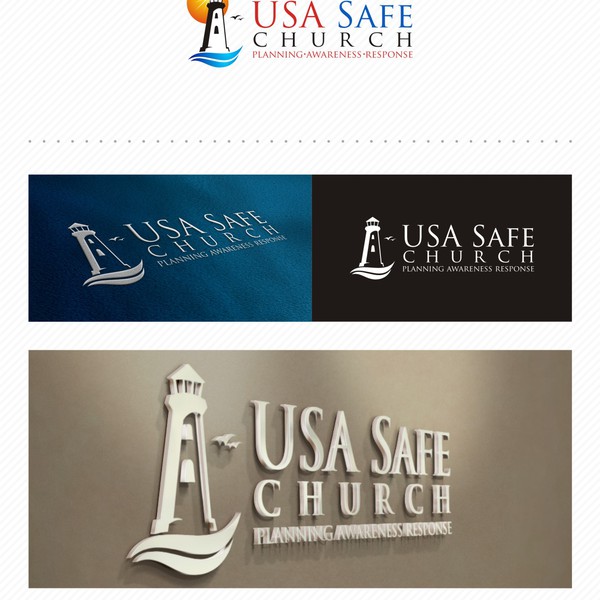 USA Safe Church logo design
