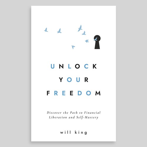 Design a book cover about freedom that'll intrigue and attract readers Design by DINJA