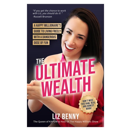 I need a Professional and Fun Cover Design for my book: "The Ultimate Wealth" Design by Cubist❑