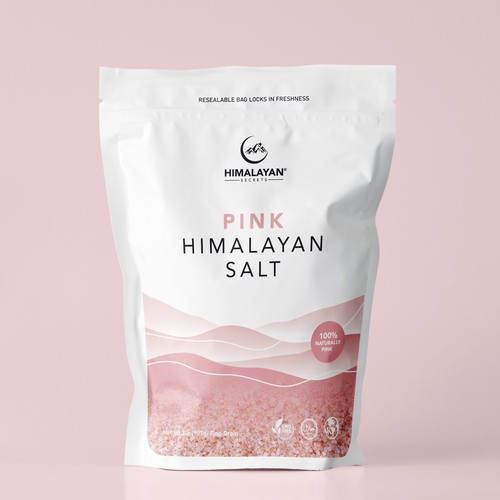 Pink Himalayan Salt for the GLOBAL MARKET Design by baugaus