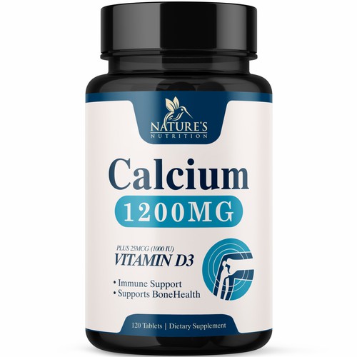 Calcium Plus Vitamin D3 Design Needed for Nature's Nutrition Design by GenScythe