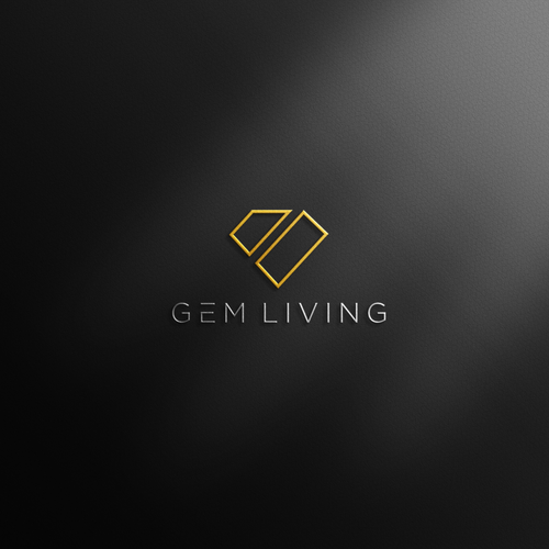 Geometrical, minimalist, modern brand design for Gem Living Design by CMYK @studio