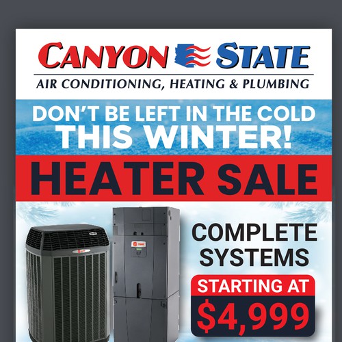 Newpaper Ad For Heating, Ventilation, and Air Conditioning (HVAC) Company - Wireframed and Ready! Design by GrApHiC cReAtIoN™