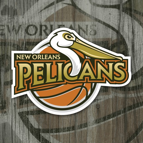 99designs community contest: Help brand the New Orleans Pelicans!! Diseño de chivee