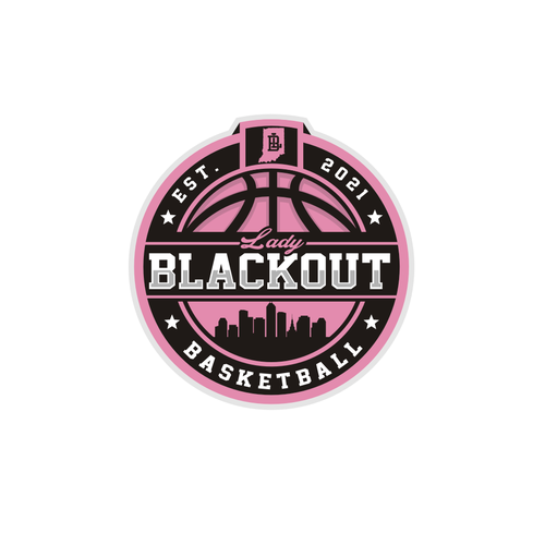 Creative Girls Youth Basketball Team Logo Design by R_98™