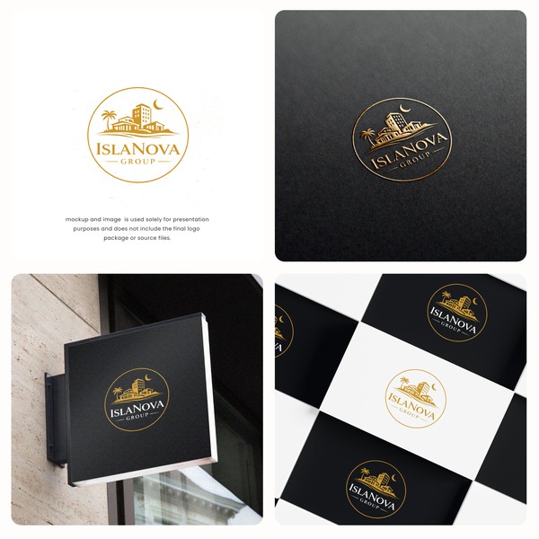 Design by DesignXpertB! titled "Logo Concept – IslaNova Group"