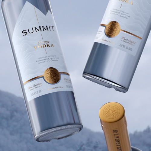 Luxury Vodka label/packaging Design by Renata_Costa