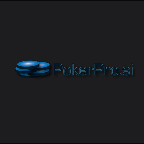 Poker Pro logo design Diseño de posterchild