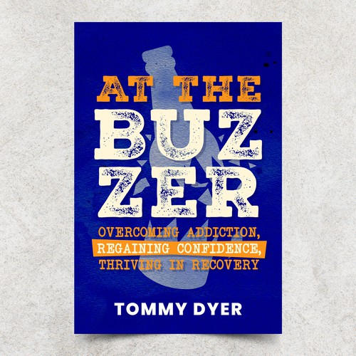 Book cover for inspirational, comeback story out of addiction into recovery! Design by GusTyk