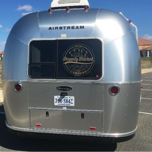 Create a vintage logo for an Airstream Trailer rental company. | Logo ...