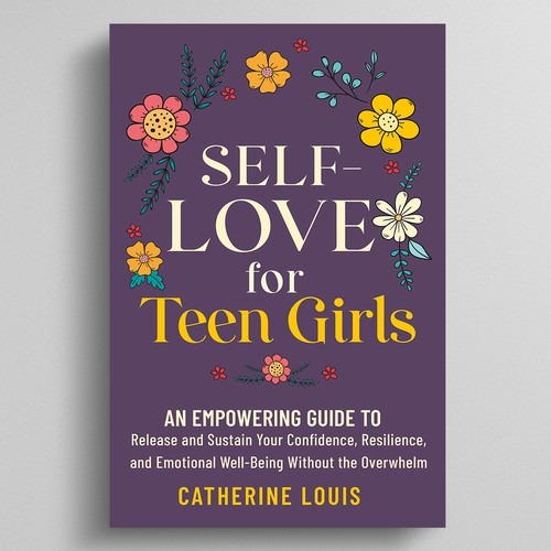 colorful cover to appeal to teen girls and their self-esteem Design by Dynaaa