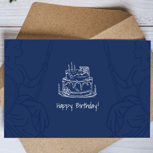 Corporate Birthday Card Design por Arijit81