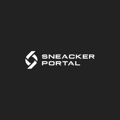 sneaker resale store workflow automation software - modern tech logo design Design by thetamlika®