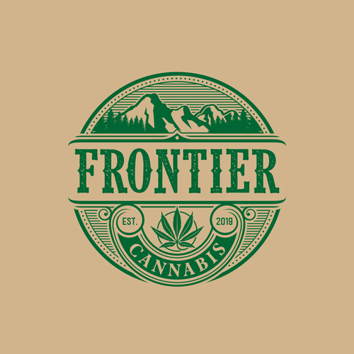 Design a West Coast Cannabis Retail Store Logo called Frontier Design by guinandra