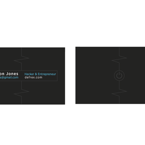 Create an elegant business card for an entrepreneurial hacker Design by xkarlohorvatx