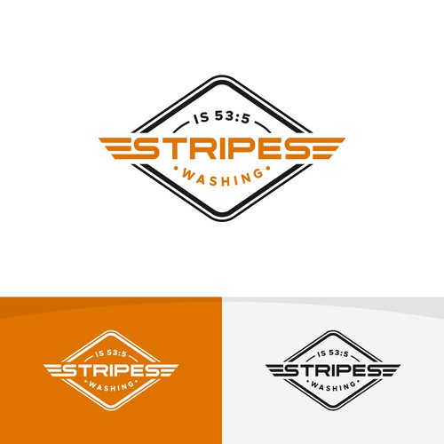 Stripes Washing - Design a logo and brand for a new upcoming coastal company Design by ontronusart