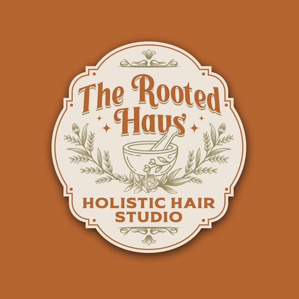 the rooted haus logo design