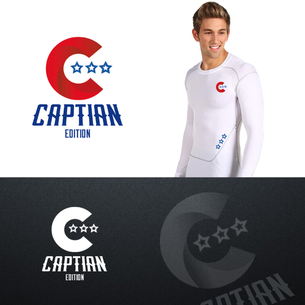 Design by Cris Rivers titled "Captain Edition logo"