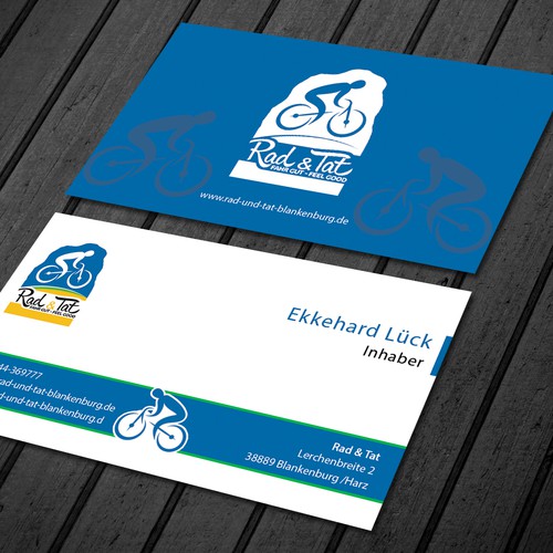 **modern Bike-store needs Business-Cards** Design by deviserpark