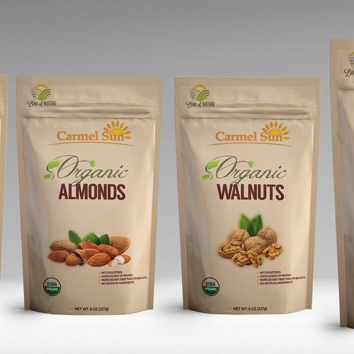 Dried Fruits and Nuts in Pouch Design by Wanaa