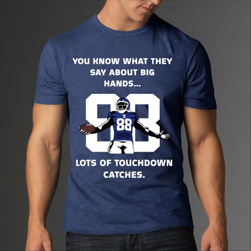 Ny giants hakeem nicks fan tshirt, T-shirt contest