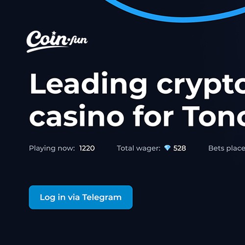 Coin.fun – Crypto Casino/Gambling Logo Design by DIAZ BROTHERS