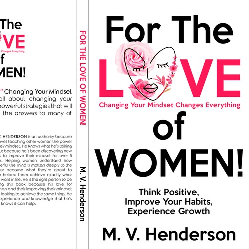 Creative book cover for the ultimate self help guide for women! Design by LSDdesign