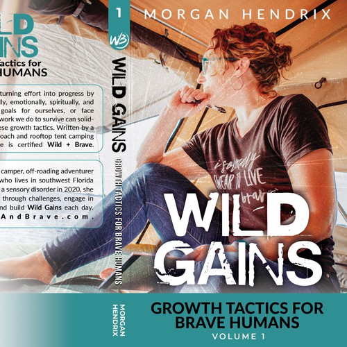 Diseño de Wild + Brave Book Cover de iMAGIngarCh+