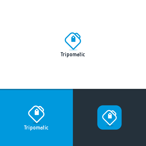 New logo for rebranding a trip planning app Design by Kr8v.in