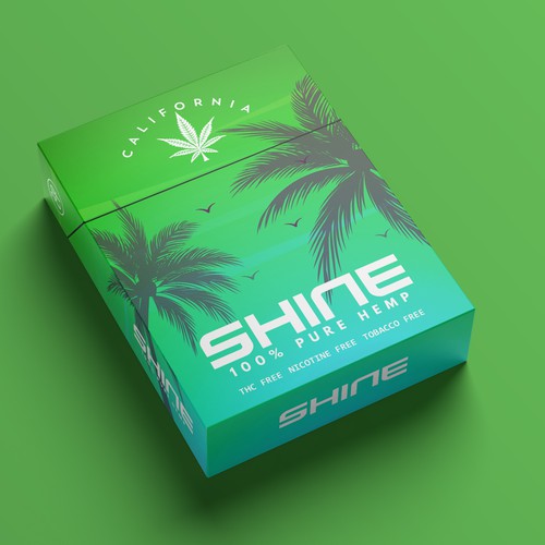 Hemp Cigarette Pack Preliminary Design-ontwerp door ogiedesign™