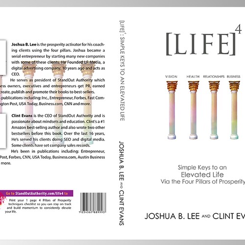 Create an Epic book cover for entrepreneurs looking to achieve true prosperity Design by Pagatana