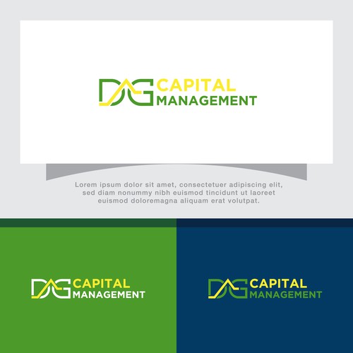 Logo & Brand guide for DG Capital Management an options trading Hedge Fund. Design by rouf_art