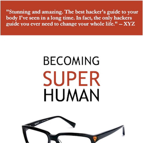 "Becoming Superhuman" Book Cover Design by JoachimS
