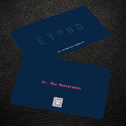 Visitenkarte mit QR Code Design by ™SF_Design™