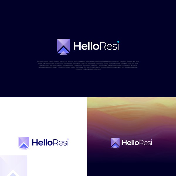 HelloResi Logo Design