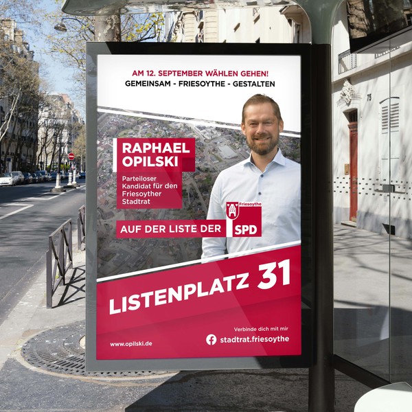 Design by hijistudio titled "Political Campaign Flier"