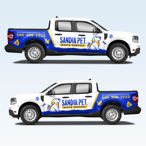 Half Wrap for business fleet vehicles Design by DuhaCreative
