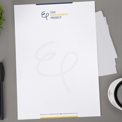 Clean, simple note design, The Endowment Project Design by Xclusive16