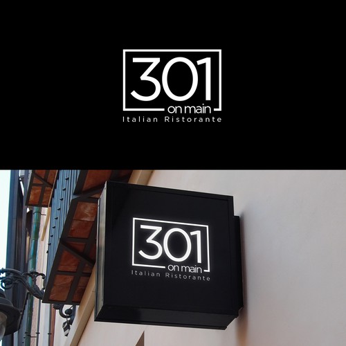 RESTAURANT 301 ADD ITALIAN RISTORANTE under logo Design by Donalmario1