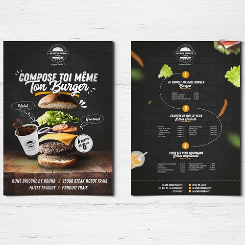Flyer Pour Restaurant Burger Postcard Flyer Or Print Contest 99designs