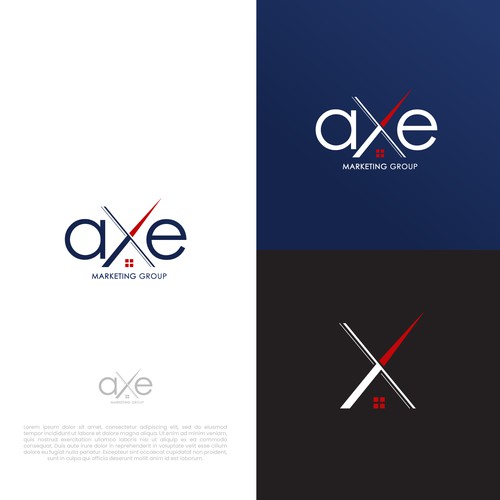 aXe Marketing Group needs a cool and creative logo Design by Dadisigner