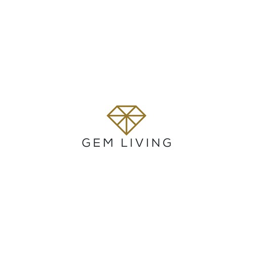 Geometrical, minimalist, modern brand design for Gem Living Design by Mittpro™ ☑