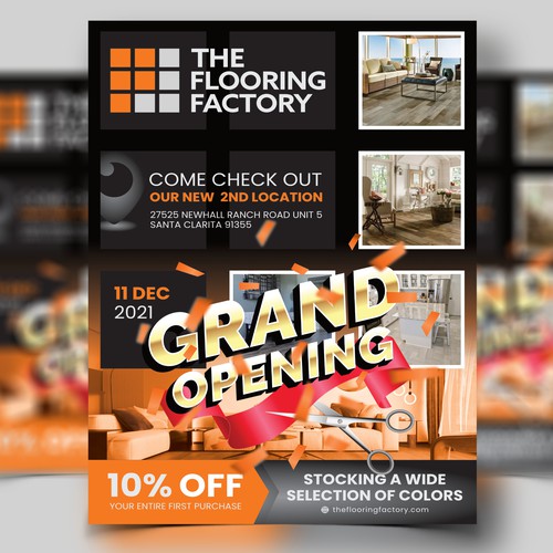 Grand Opening Flyer Design por harles .