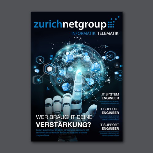 Magazin Cover for company internal Newsblog-ontwerp door Fachri Iffat